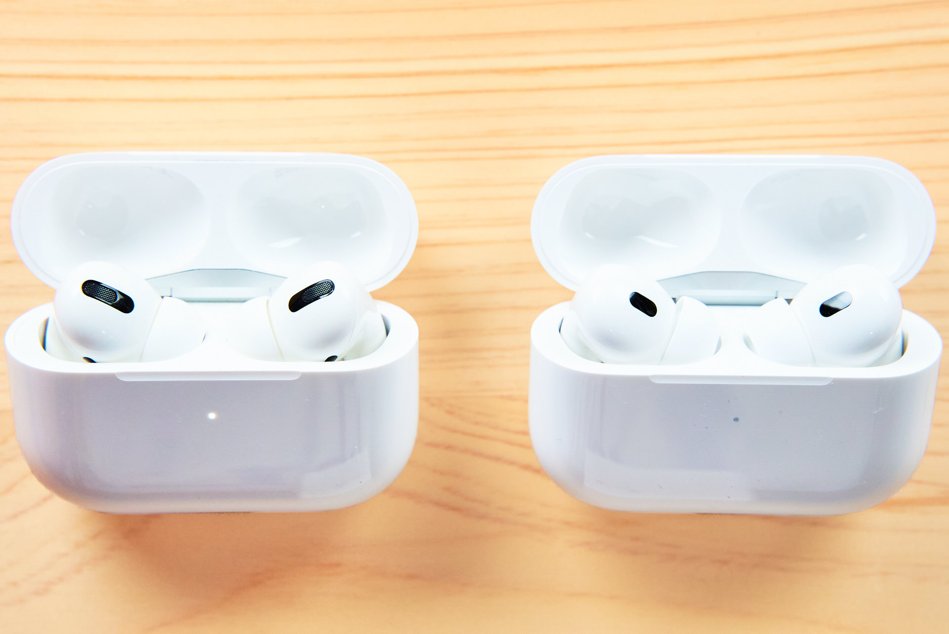 AirPods Pro第一世代と第二世代開いて比較