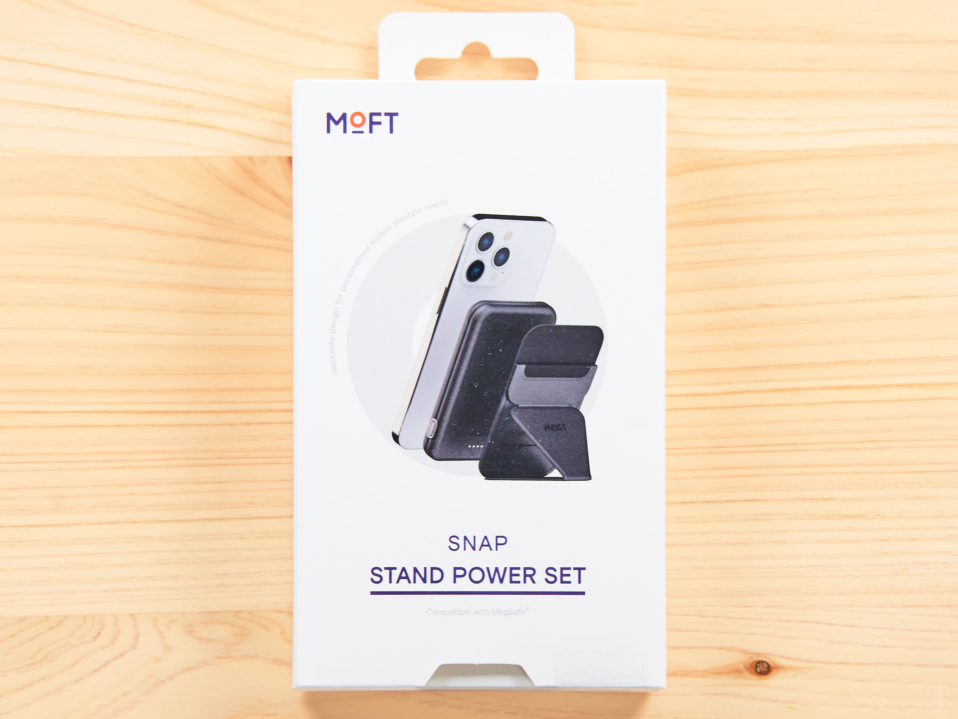 MOFT Snap スタンドパワーセットのボックス