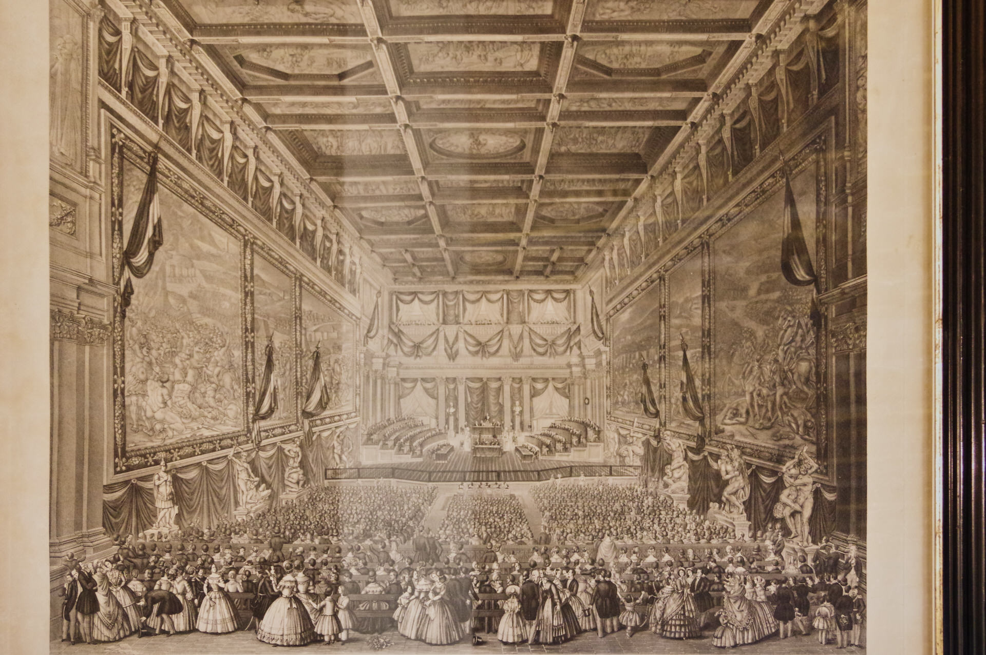 ヴェッキオ宮殿の五百人広間の絵画