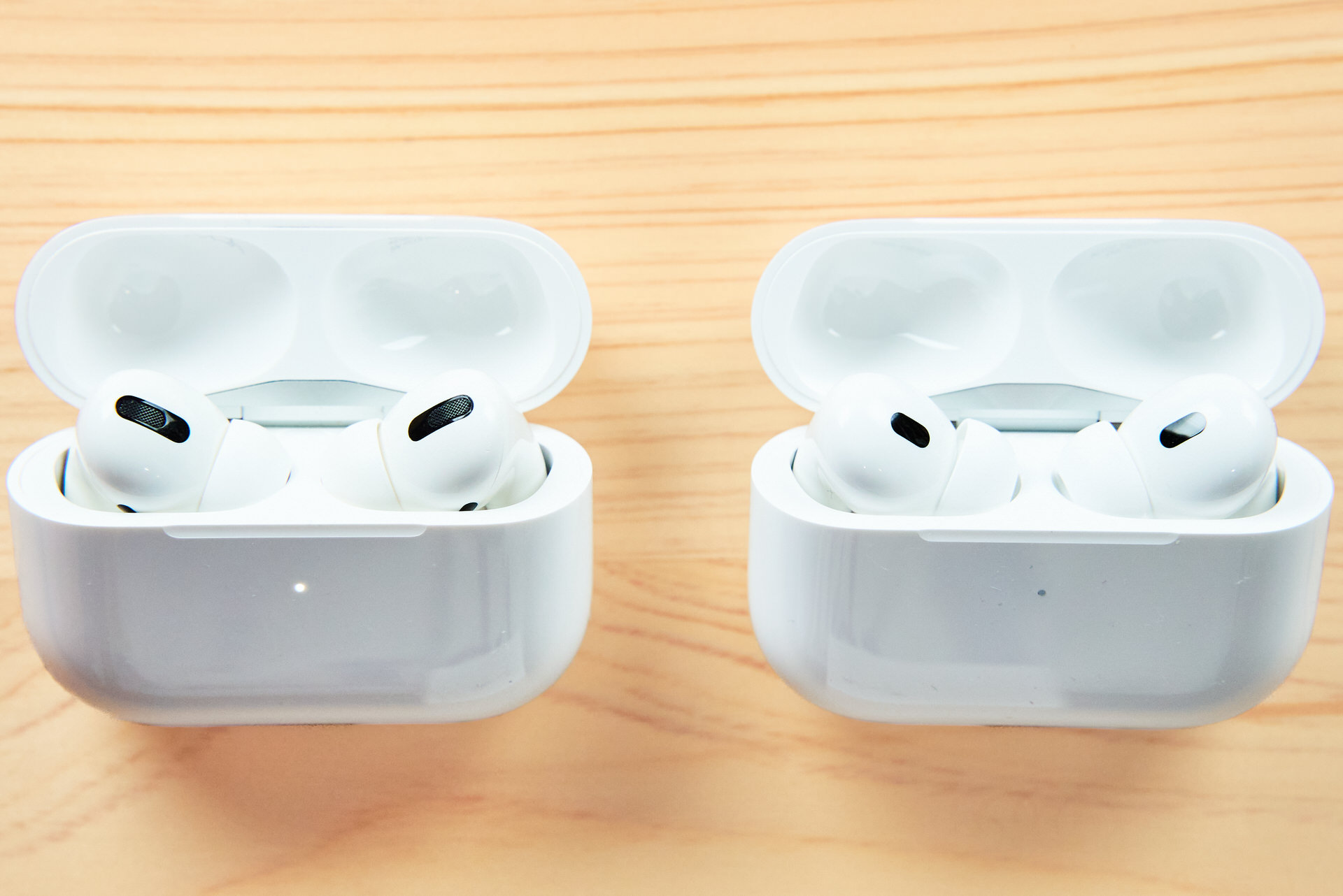 AirPods Pro第一世代と第二世代開いて比較